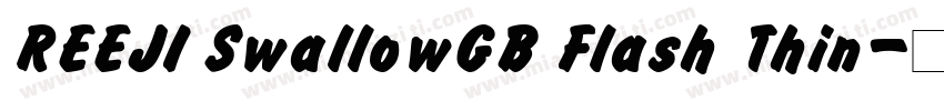 REEJI SwallowGB Flash Thin字体转换